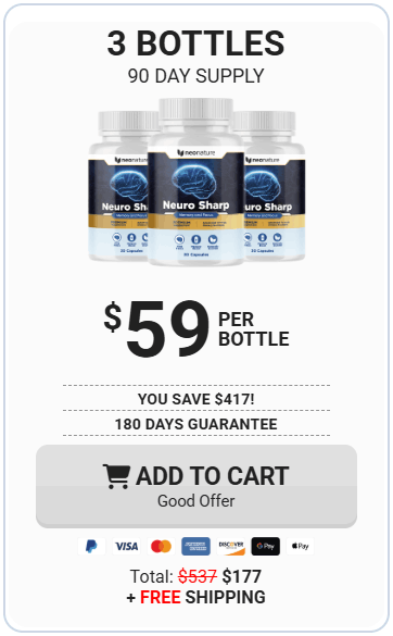 Neurosharp 3 bottles